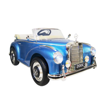 Детский электромобиль Mercedes 300S синий глянец