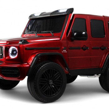 Детская машина Mercedes Benz G63 Y777YY красная, глянец