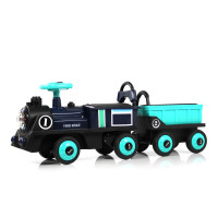 Детский электромобиль поезд K008AM синий