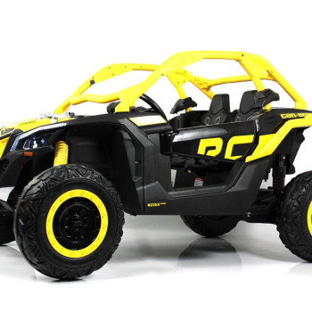 Электромобиль багги BRP Can-Am Maverick (Y111YY) желтый