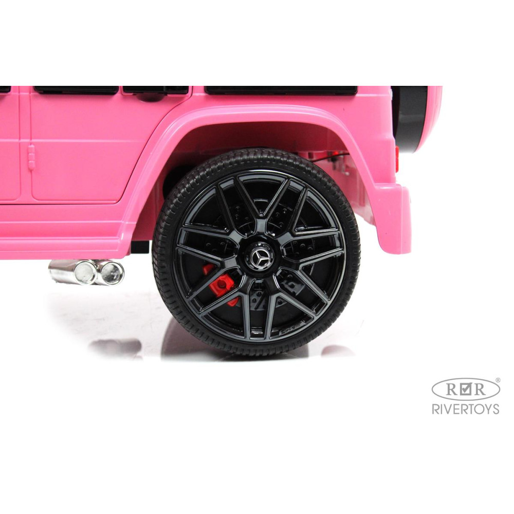 Детский электромобиль Mercedes-Benz G63 (O111OO) розовый глянец