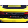 Большой детский электромобиль AUDI R8 (M333MM) желтый