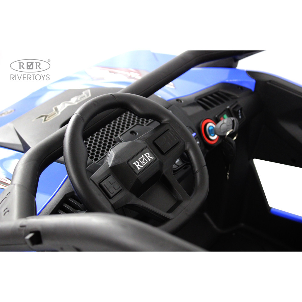 Детский электромобиль багги C555CC синий
