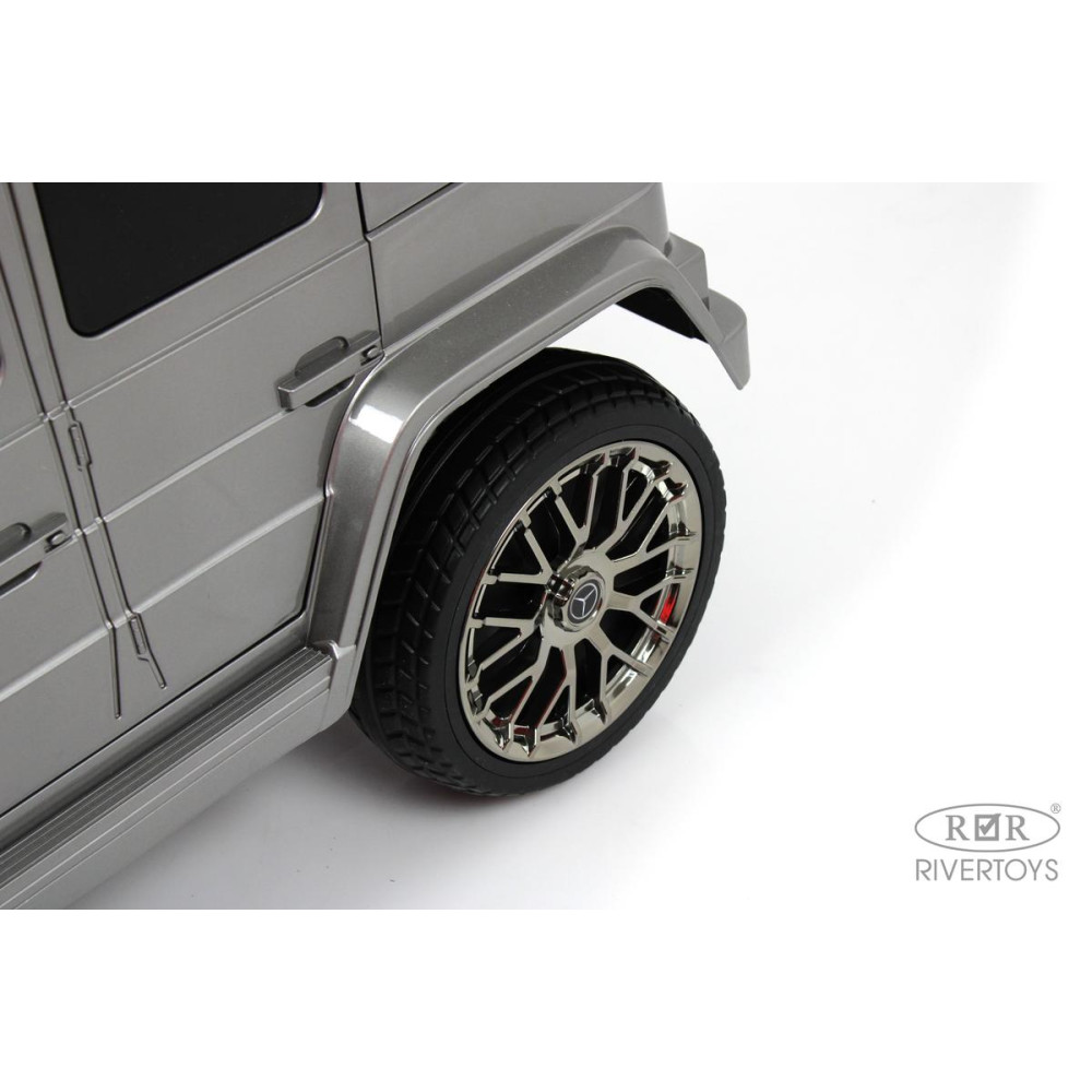 Детский электромобиль Mercedes-AMG G63 (G222GG) серый глянец