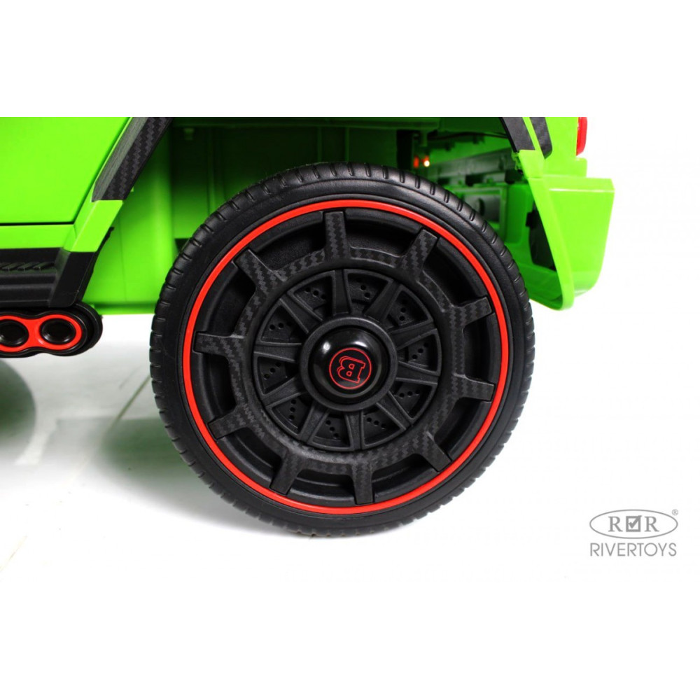 Детский электромобиль Mercedes-Benz Brabus Z999ZZ зеленый