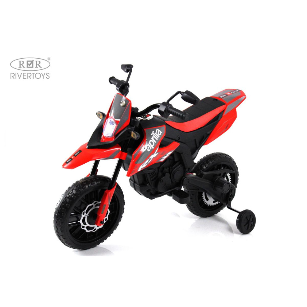 Детский электромотоцикл P444PP (S317) красный