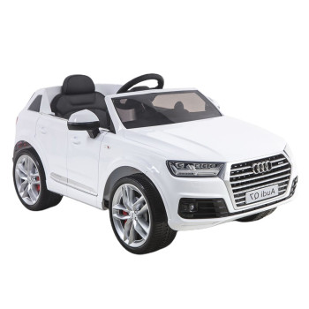 Детский электромобиль Ауди Q7 quattro белый (RiverToys)