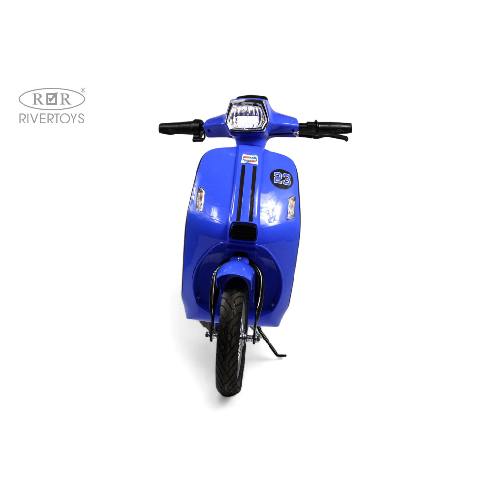 Детский электромотоцикл Vespa A111AA синий