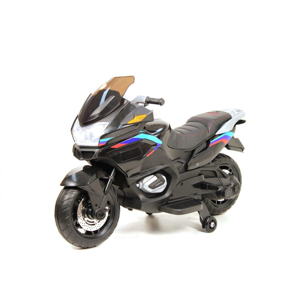 Детский электромотоцикл H222HH черный