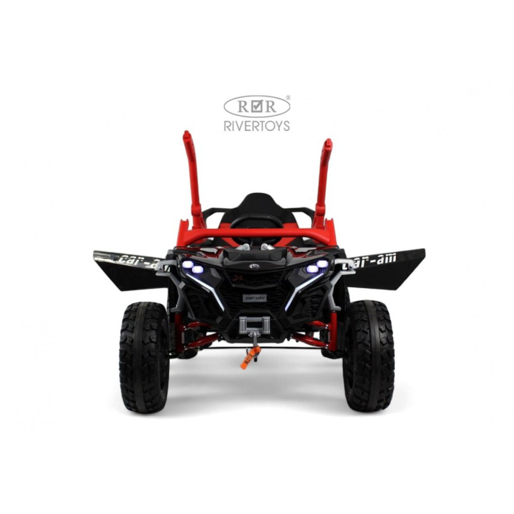 Детский электромобиль Z707ZZ черно-красный