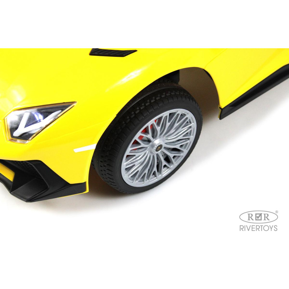 Детский толокар Lamborghini M555MM-D желтый