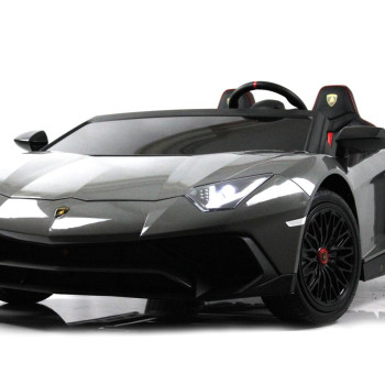 Детский электромобиль Lamborghini Aventador SV (M777MM) серый