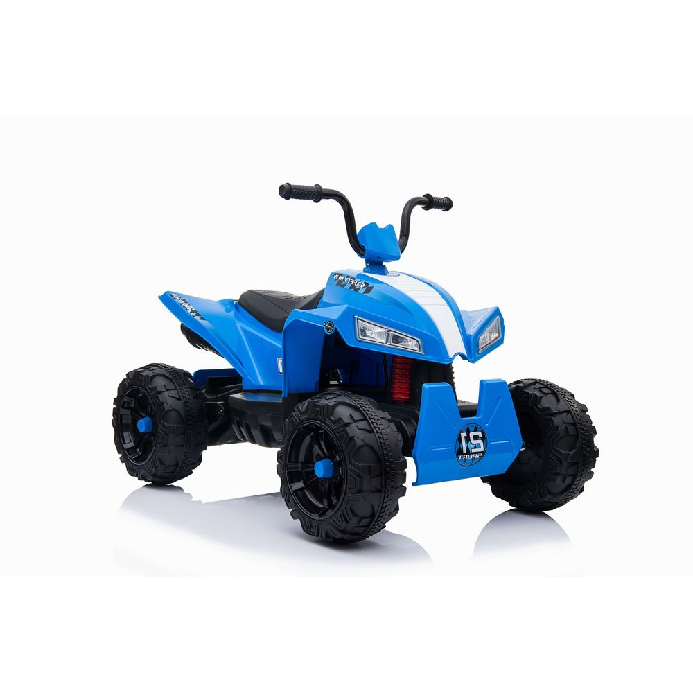 Детский электроквадроцикл T555TT синий с ручкой чемодан