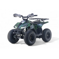 Детский квадроцикл LEON 49CC зеленый камуфляж, бензиновый