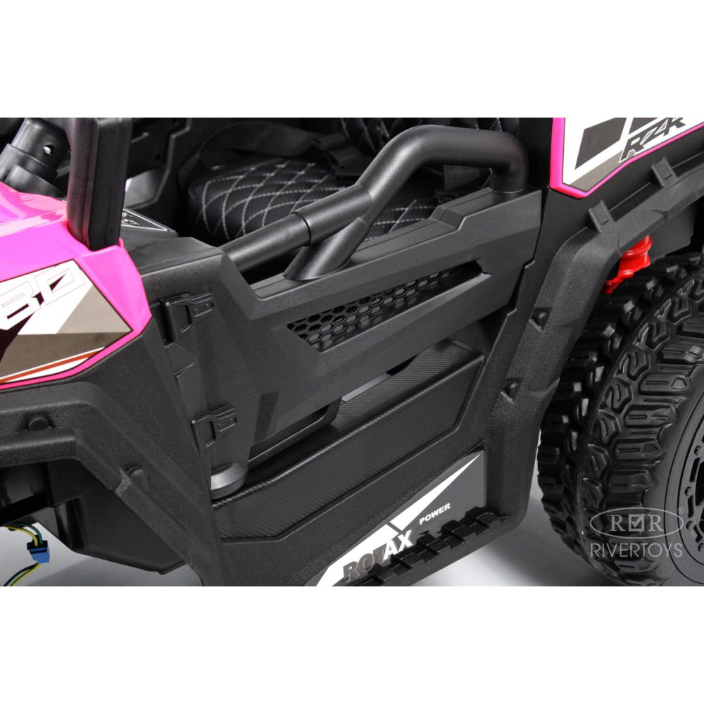 Электромобиль багги C111CC темно-розовый