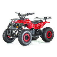 Электроквадроцикл TIKI LUX красный Spider, двигатель: 1000W/48V