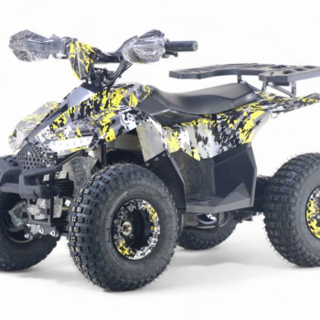 Электрический квадроцикл LEON 48V желтый Special