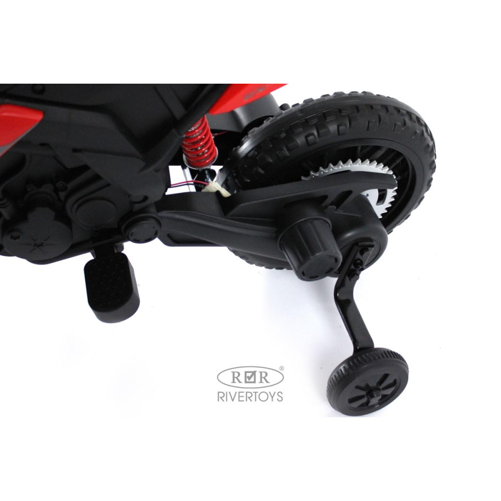 Детский электромотоцикл P444PP (S317) красный