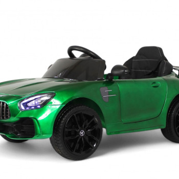 Детский электромобиль Мерседес-Бенц AMG GT X777XX зеленый глянец
