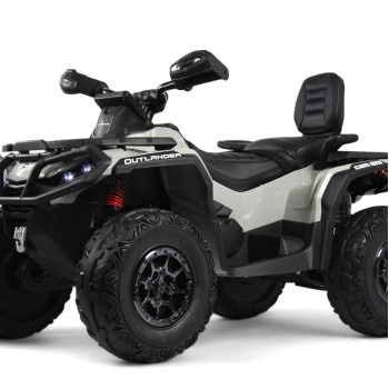 Электроквадроцикл BRP Can-Am Outlander (Y888YY) серый, двухместный