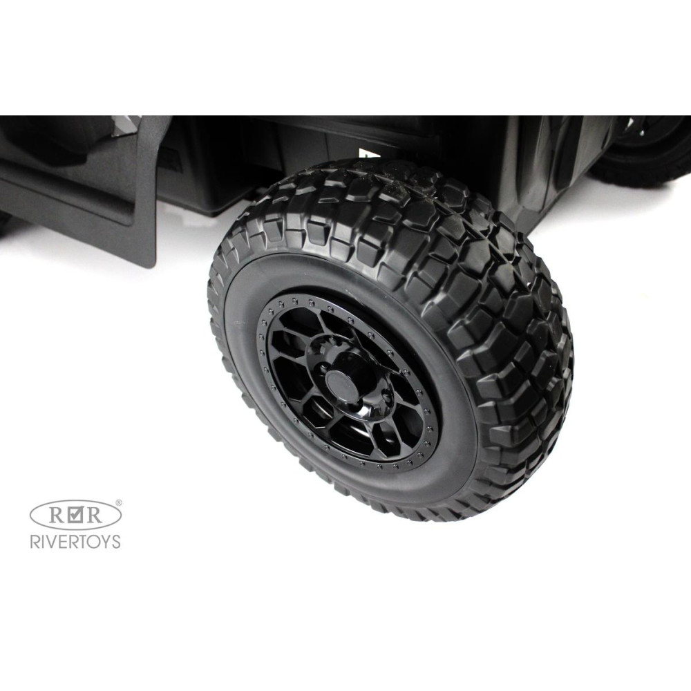 Детский электромобиль P333PP (Buggy) серый камуфляж