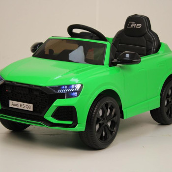 Детский электромобиль Audi RS Q8 (HL518) зеленый, с пультом ДУ