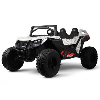 Электромобиль A707AA LUX NEW 4WD белый Spider, рестайл