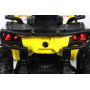 Детский электроквадроцикл BRP Can-Am Outlander (Y888YY) желтый, двухместный