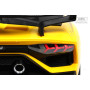 Электромобиль Lamborghini Aventador K888PX желтый, с пультом