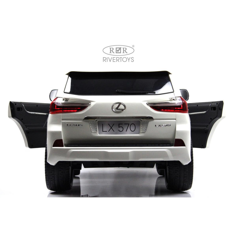 Детский электромобиль джип Lexus LX570 (Y555YY) белый
