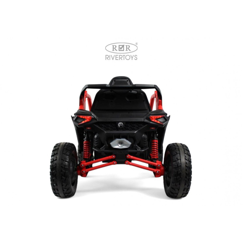 Детский электромобиль Z707ZZ черно-красный