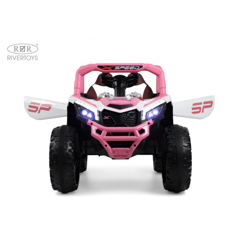 Детский электромобиль М303БХ розовый (RiverToys)