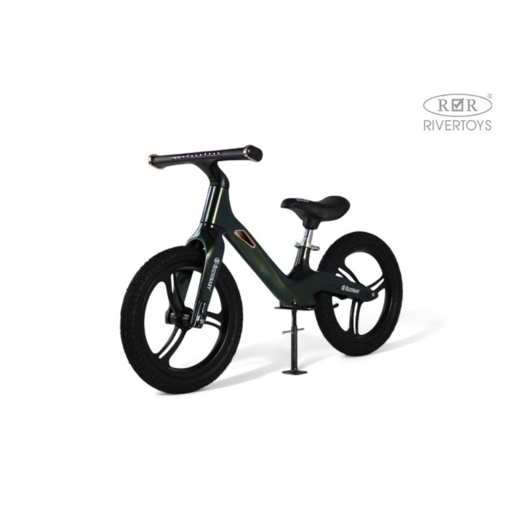 Беговел HB-555-14 темно-зеленый, детский