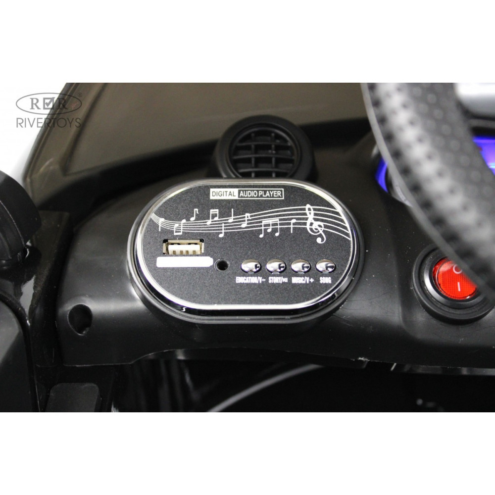 Детский электромобиль Мерседес-Бенц AMG GT X777XX зеленый глянец