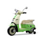 Детский электромотоцикл Vespa Z222ZZ зеленый