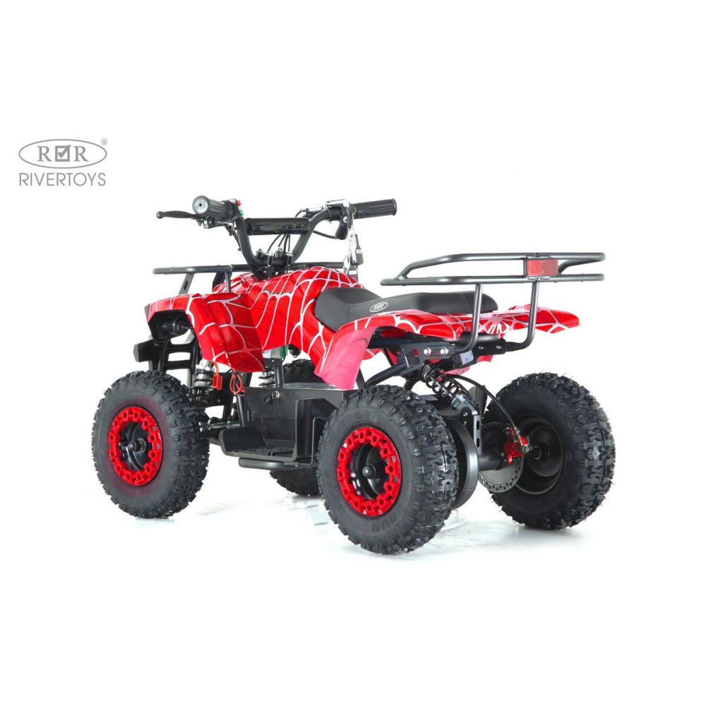 Скоростной электроквадроцикл TIKI красный Spider