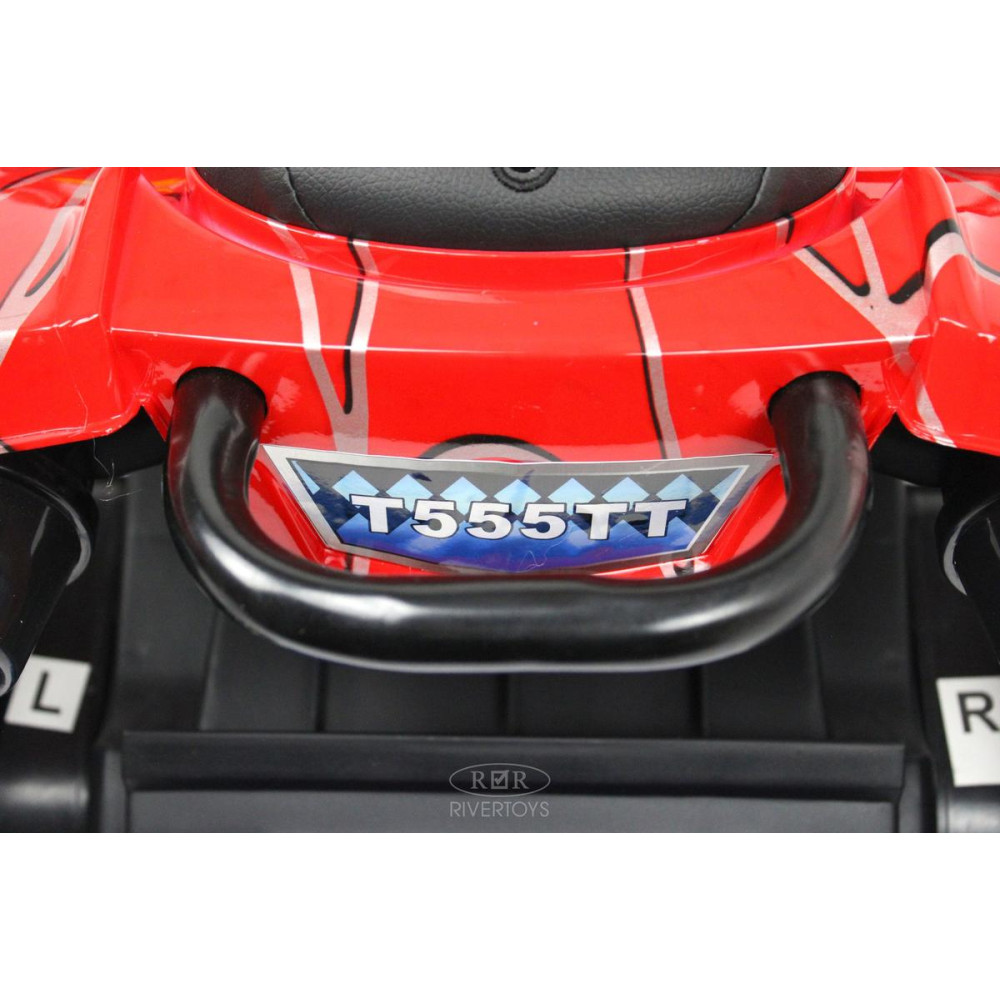 Детский электроквадроцикл T555TT красный паук