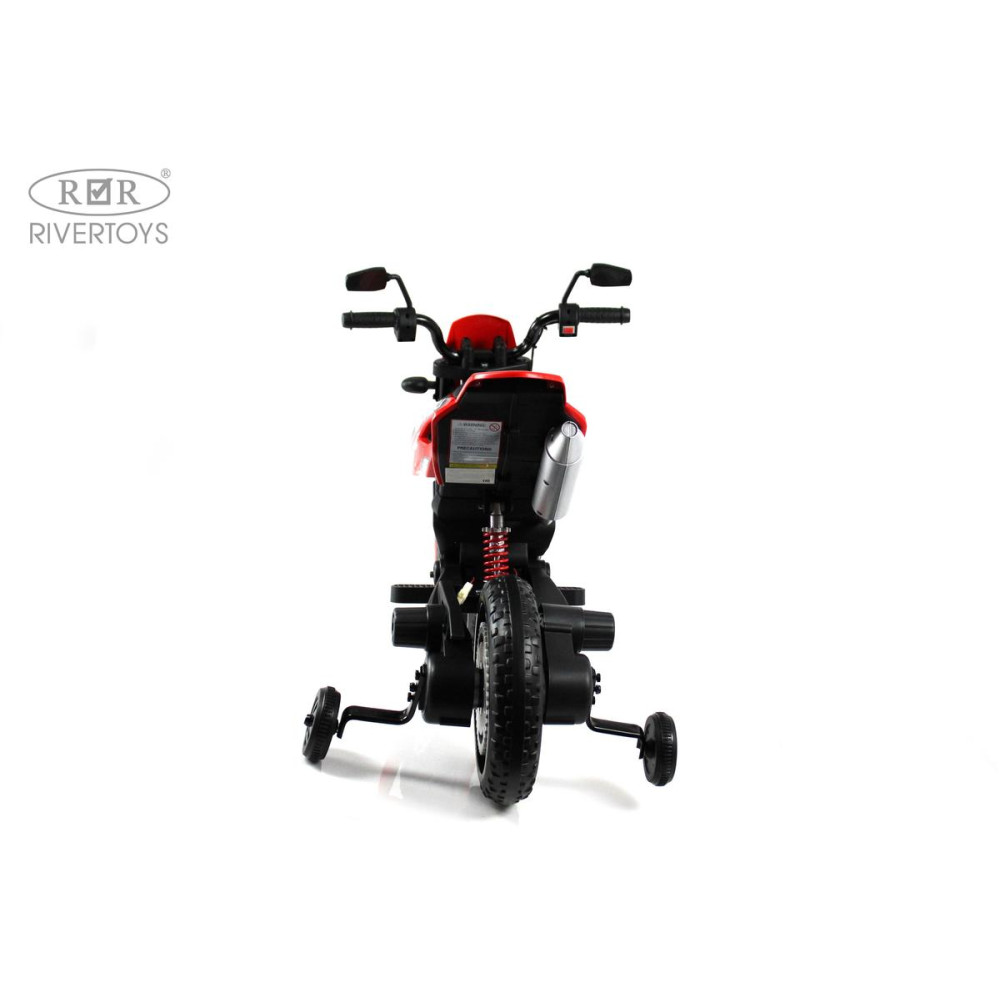 Детский электромотоцикл P444PP (S317) красный