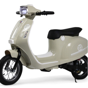Детский электро-скутер Vespa A111AA бежевый