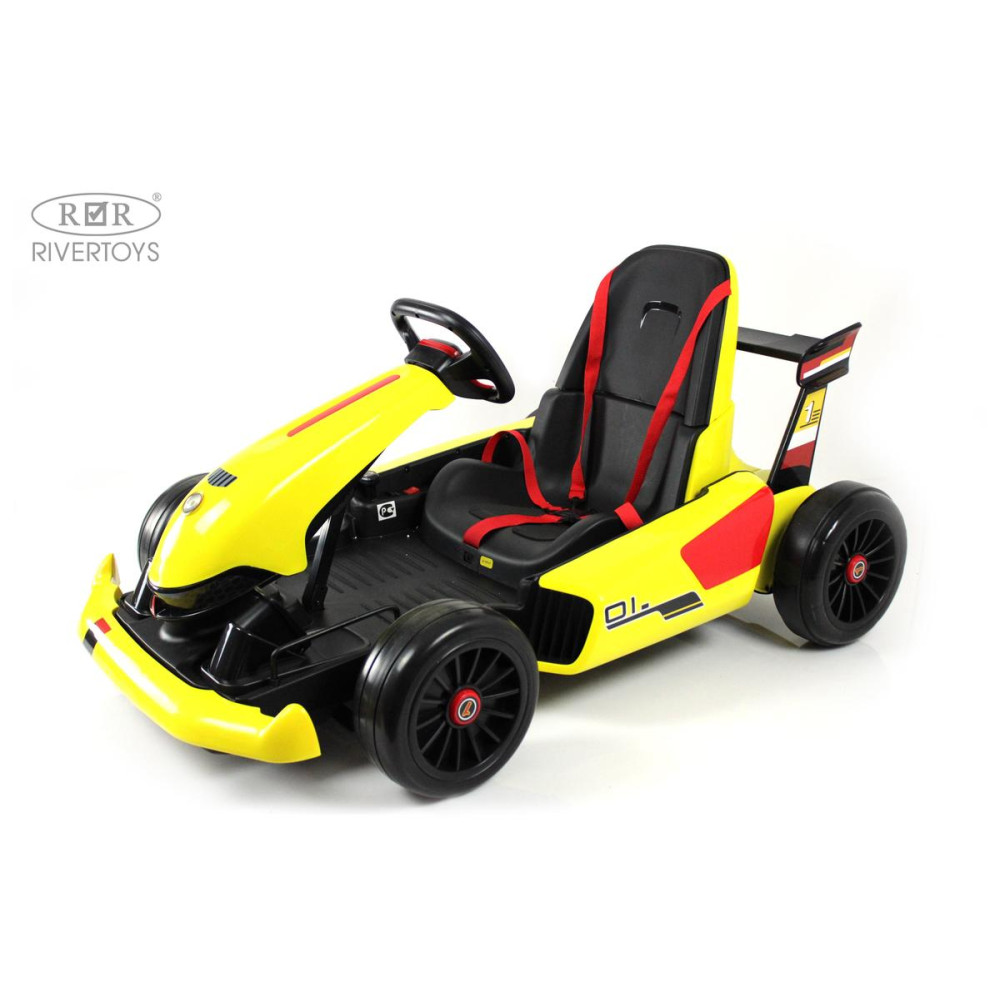 Детский электромобиль дрифт-карт H008HH желтый