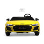 Большой детский электромобиль AUDI R8 (M333MM) желтый