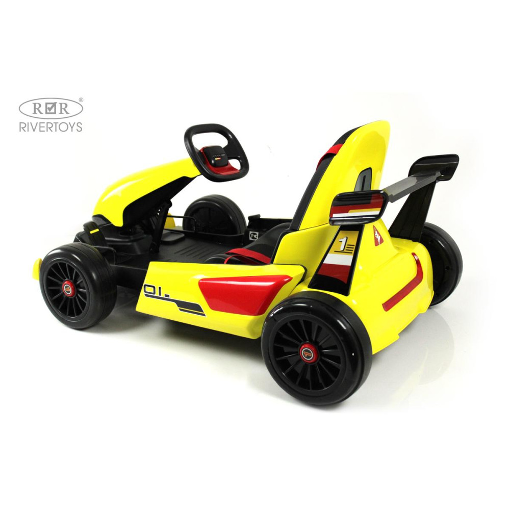 Детский электромобиль дрифт-карт H008HH желтый
