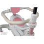 Детский самокат-беговел HB-777-A розовый (RiverToys)