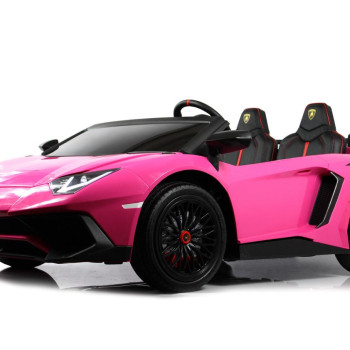 Детский электромобиль Lamborghini Aventador SV (M777MM) розовый