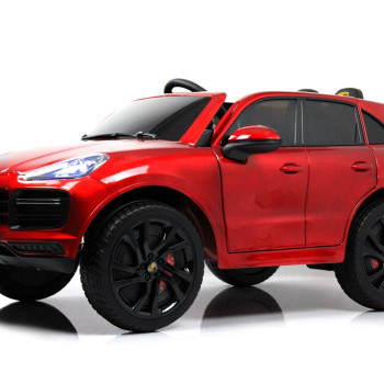 Детский электромобиль Porsche Cayenne E999EE красный глянец