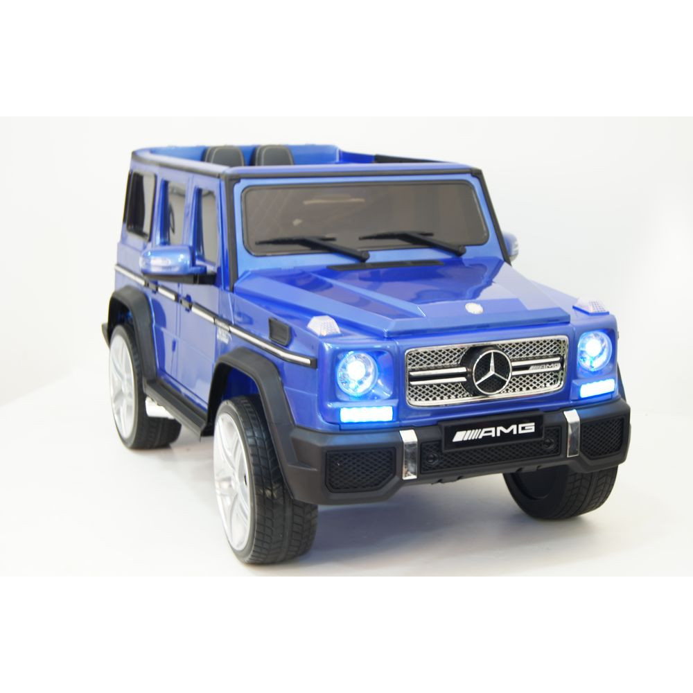 Детский электромобиль Мercedes-Benz G65 (4*4) синий глянцевый