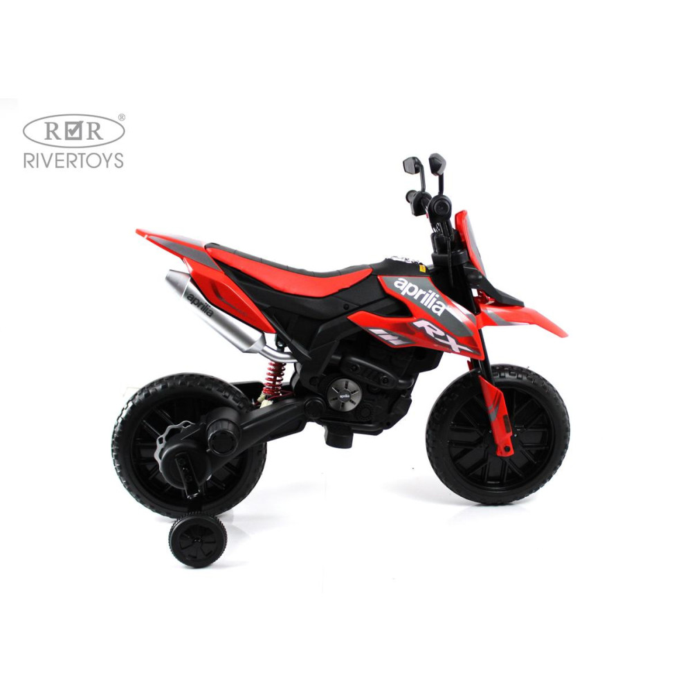 Детский электромотоцикл P444PP (S317) красный