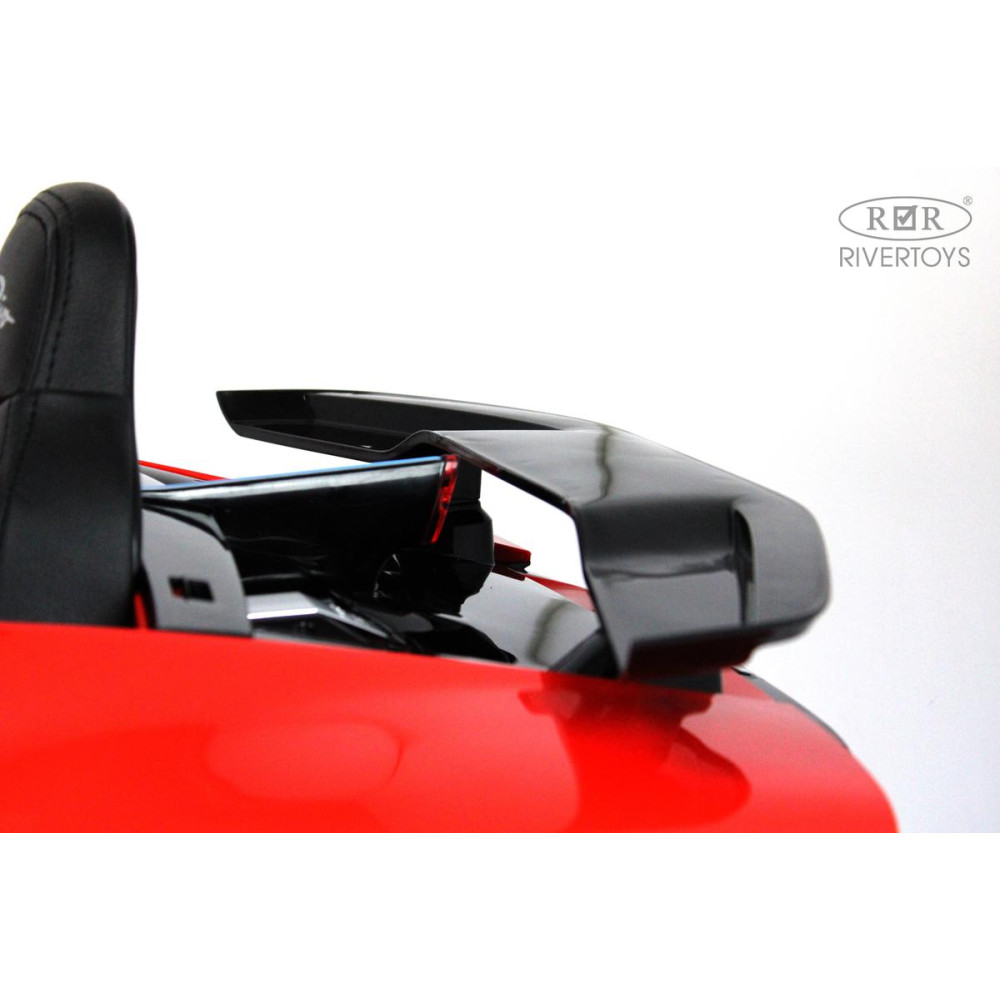 Детский электромобиль Bugatti Divo (HL338) красный, с пультом