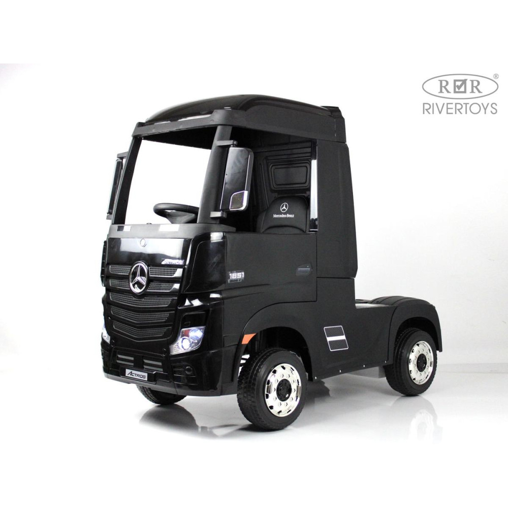 Детский электромобиль Mercedes-Benz Actros 4WD (HL358) черный