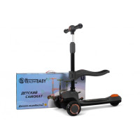 Самокат-беговел HB-603 графитовый